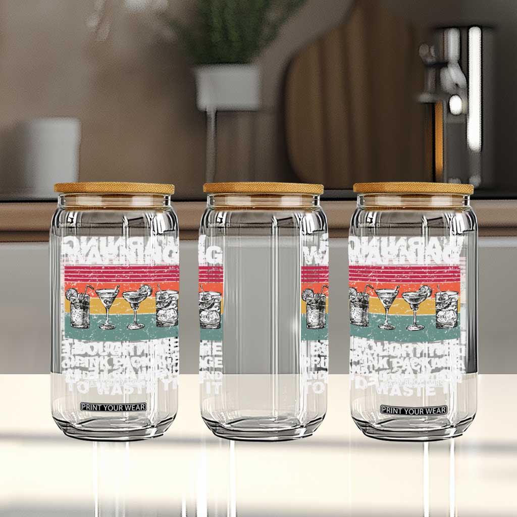 Funny Cruise Glass Can Warning I Bought The Drink Package Retro Vintage TS10 Print Your Wear