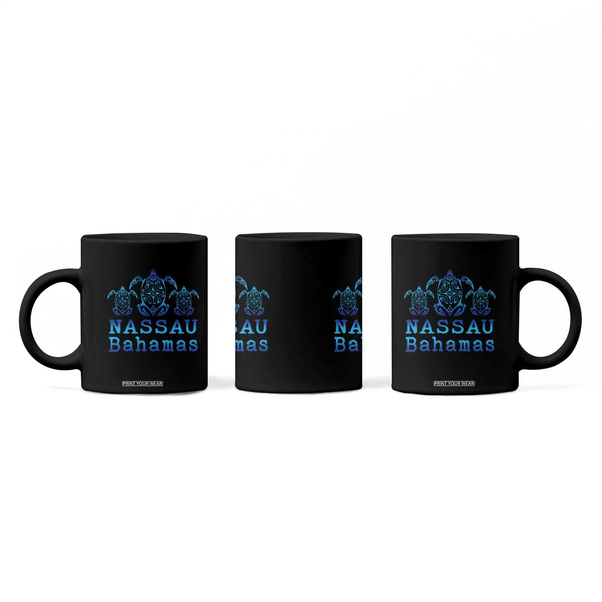 Nassau Souvenir Coffee Mug Sea Turtle Bahamas Beach Vacation TS10 Print Your Wear