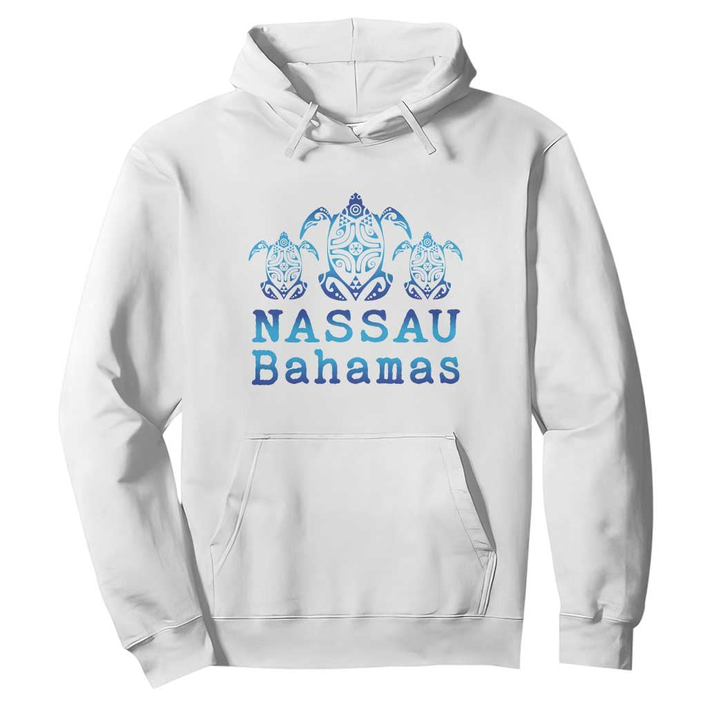 Nassau Souvenir Hoodie Sea Turtle Bahamas Beach Vacation TS10 White Print Your Wear