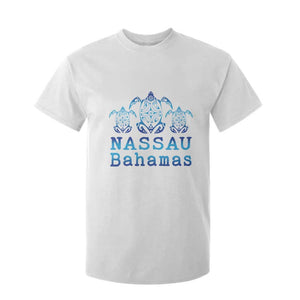 Nassau Souvenir T Shirt For Kid Sea Turtle Bahamas Beach Vacation TS10 White Print Your Wear