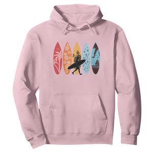 Surfboarder Hoodie Hawaii Wave Surfing Surfboard Lover Beach Surfer TS10 Light Pink Print Your Wear