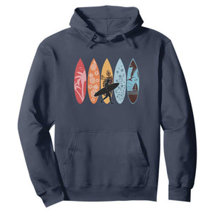 Surfboarder Hoodie Hawaii Wave Surfing Surfboard Lover Beach Surfer TS10 Navy Print Your Wear