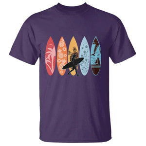 Surfboarder T Shirt Hawaii Wave Surfing Surfboard Lover Beach Surfer TS10 Purple Print Your Wear