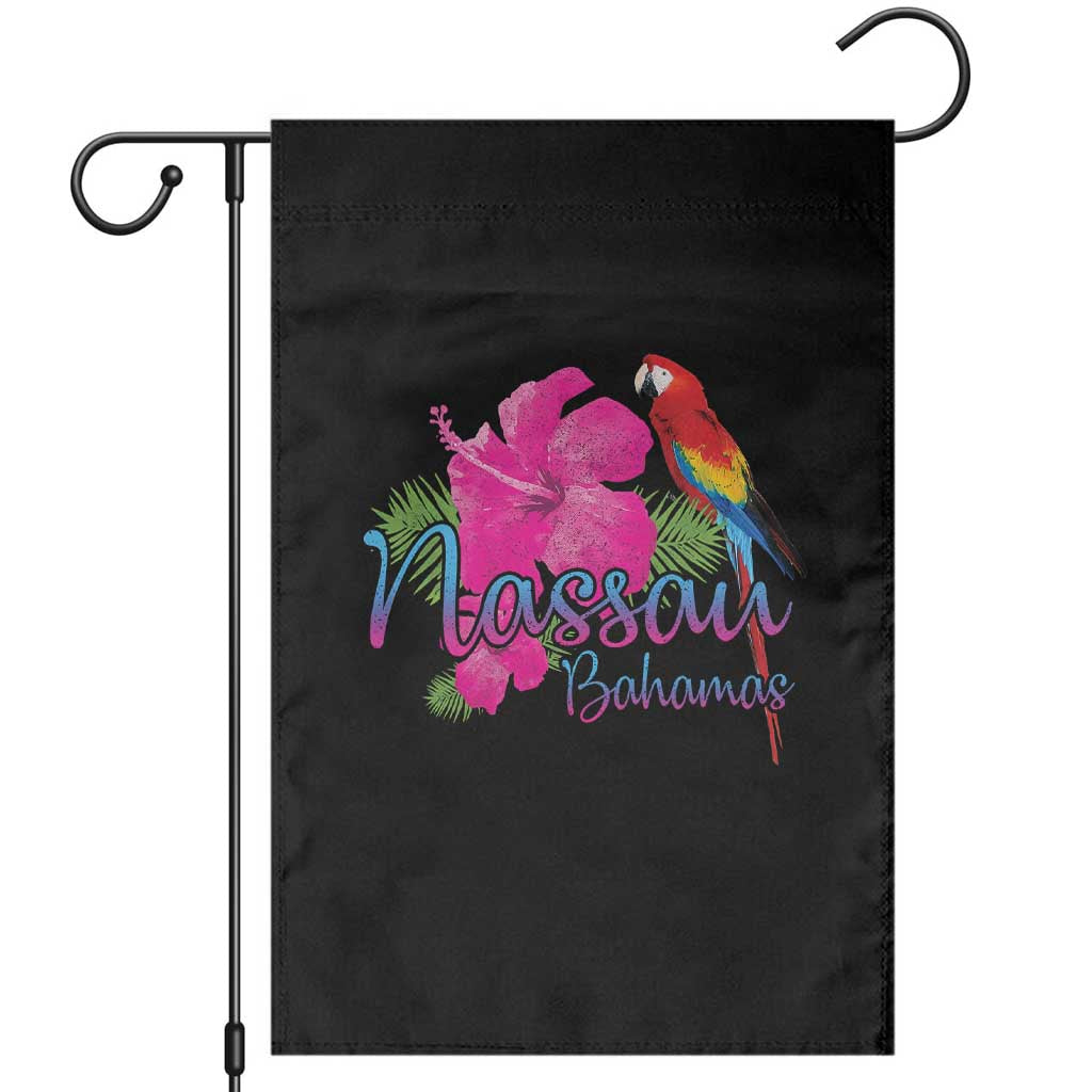 Nassau Souvenir Garden Flag Caribbean Bahamas Beach Vacation TS10 Black Print Your Wear