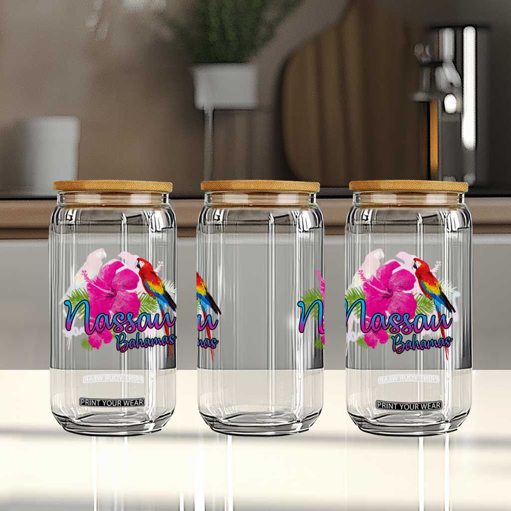 Nassau Souvenir Glass Can Caribbean Bahamas Beach Vacation TS10 Print Your Wear