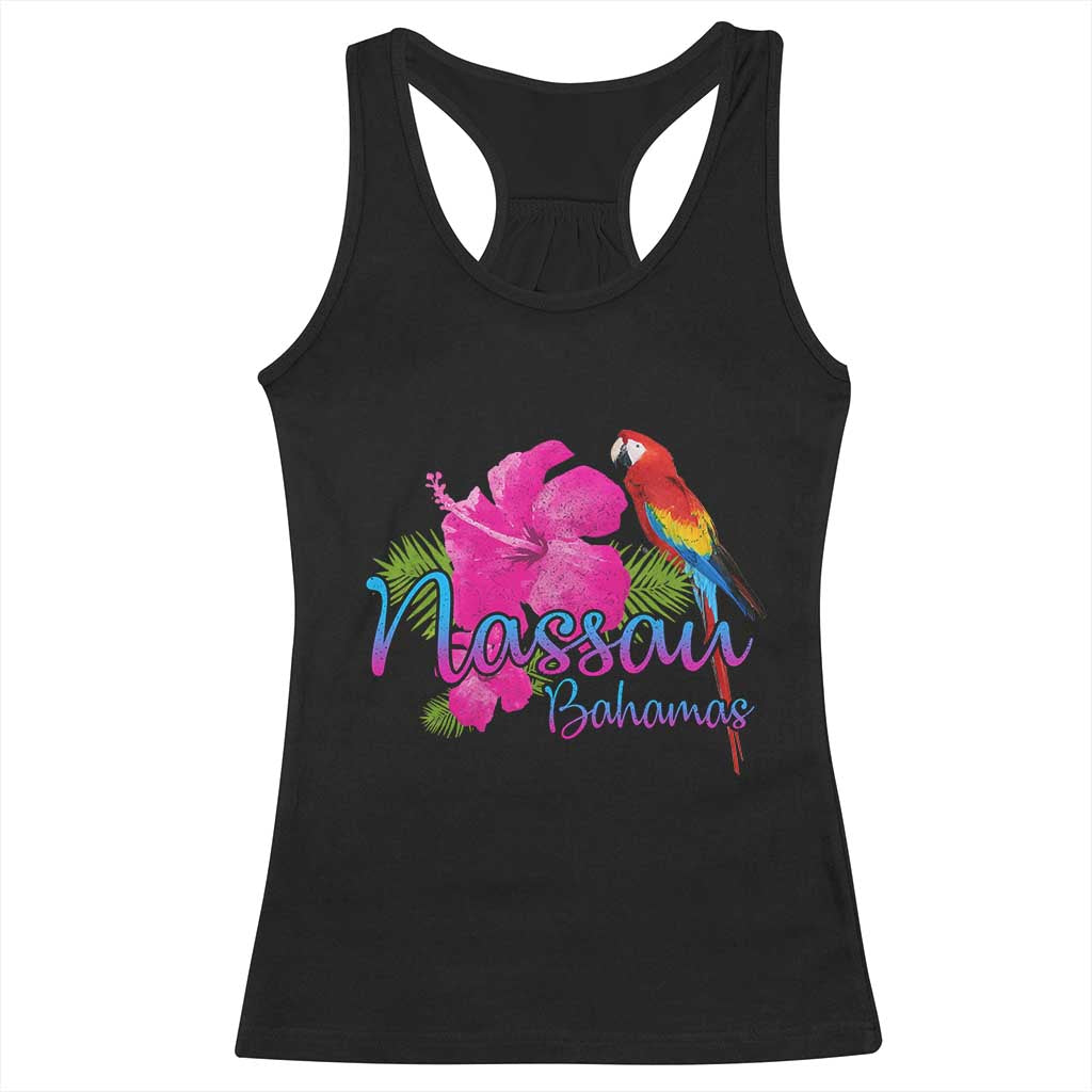 Nassau Souvenir Racerback Tank Top Caribbean Bahamas Beach Vacation TS10 Black Print Your Wear