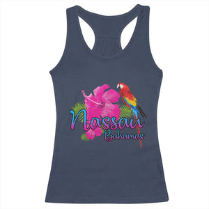 Nassau Souvenir Racerback Tank Top Caribbean Bahamas Beach Vacation TS10 Navy Print Your Wear