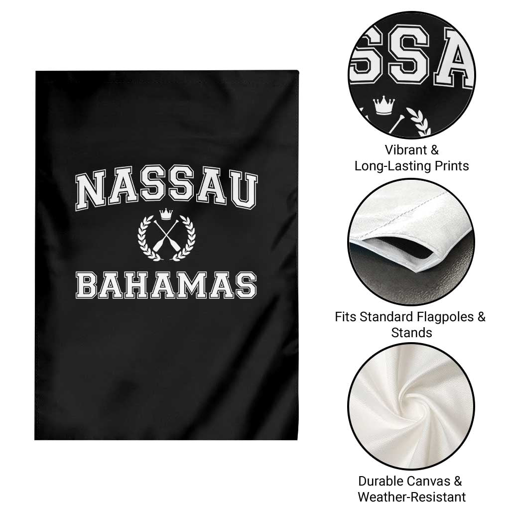 Nassau Souvenir Garden Flag Bahamas Rowing Beach Summer Vacation TS10 Print Your Wear