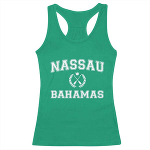 Nassau Souvenir Racerback Tank Top Bahamas Rowing Beach Summer Vacation TS10 Irish Green Print Your Wear