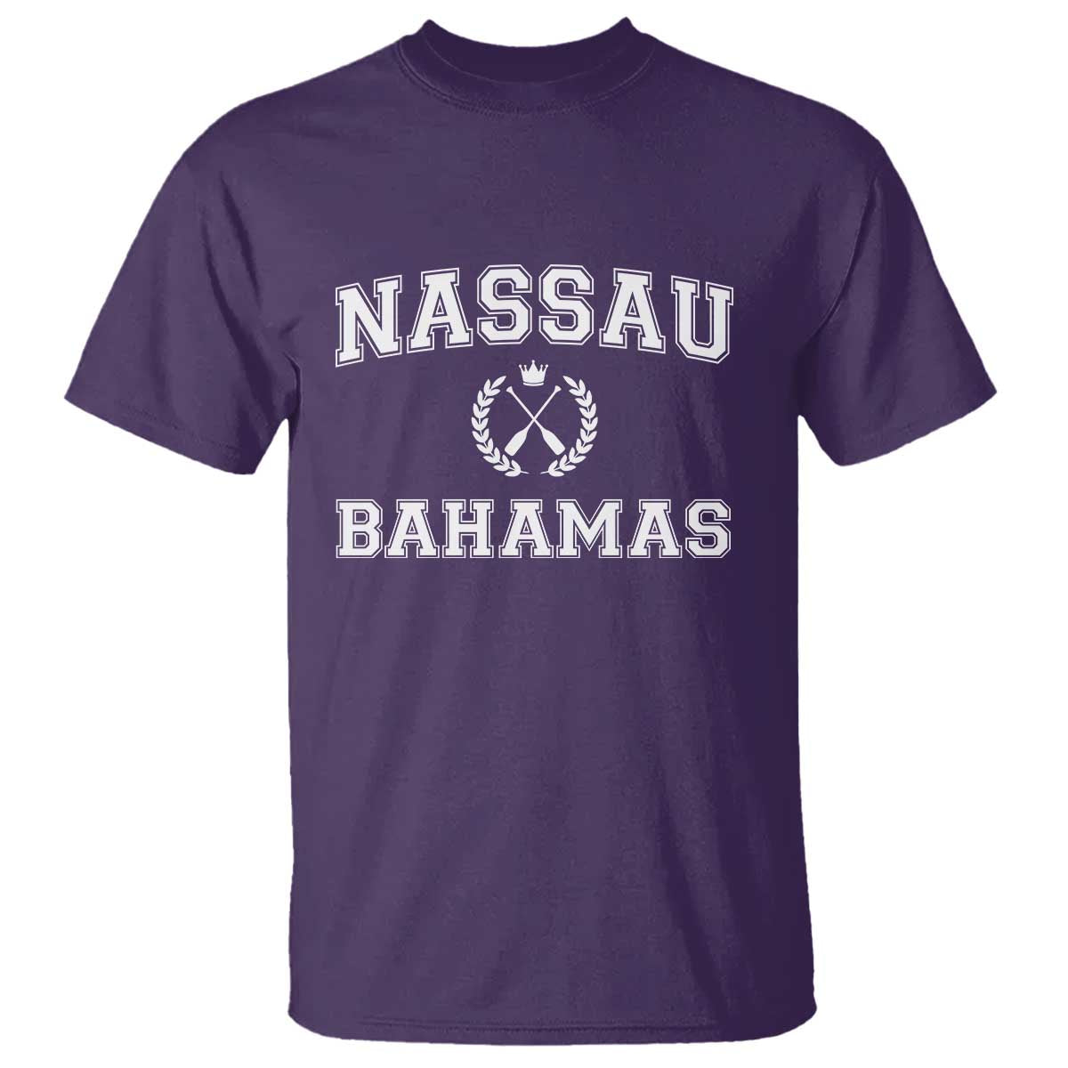 Nassau Souvenir T Shirt Bahamas Rowing Beach Summer Vacation TS10 Purple Print Your Wear
