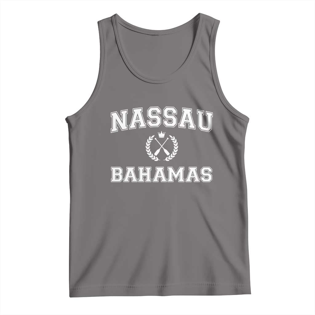 Nassau Souvenir Tank Top Bahamas Rowing Beach Summer Vacation TS10 Deep Heather Print Your Wear