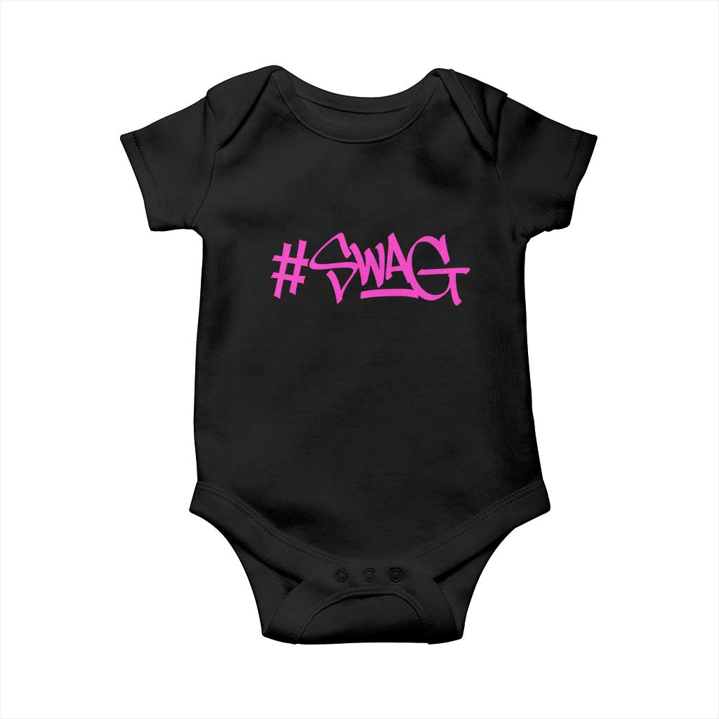 Hashtag Swag Graphic Baby Onesie Y2K Trendy