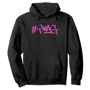 Hashtag Swag Graphic Hoodie Y2K Trendy