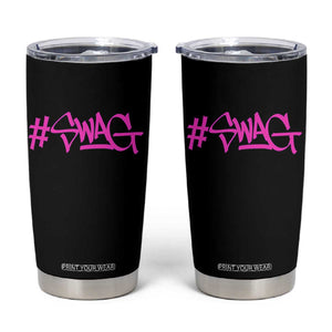 Hashtag Swag Graphic Tumbler Cup Y2K Trendy