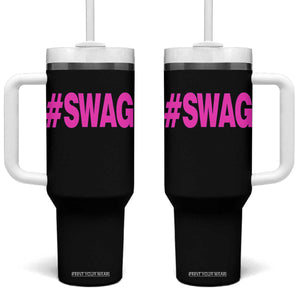 Y2K Trendy Hashtag Swag Tumbler With Handle