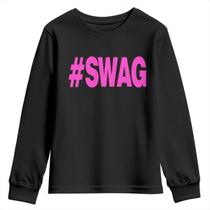 Y2K Trendy Hashtag Swag Youth Sweatshirt