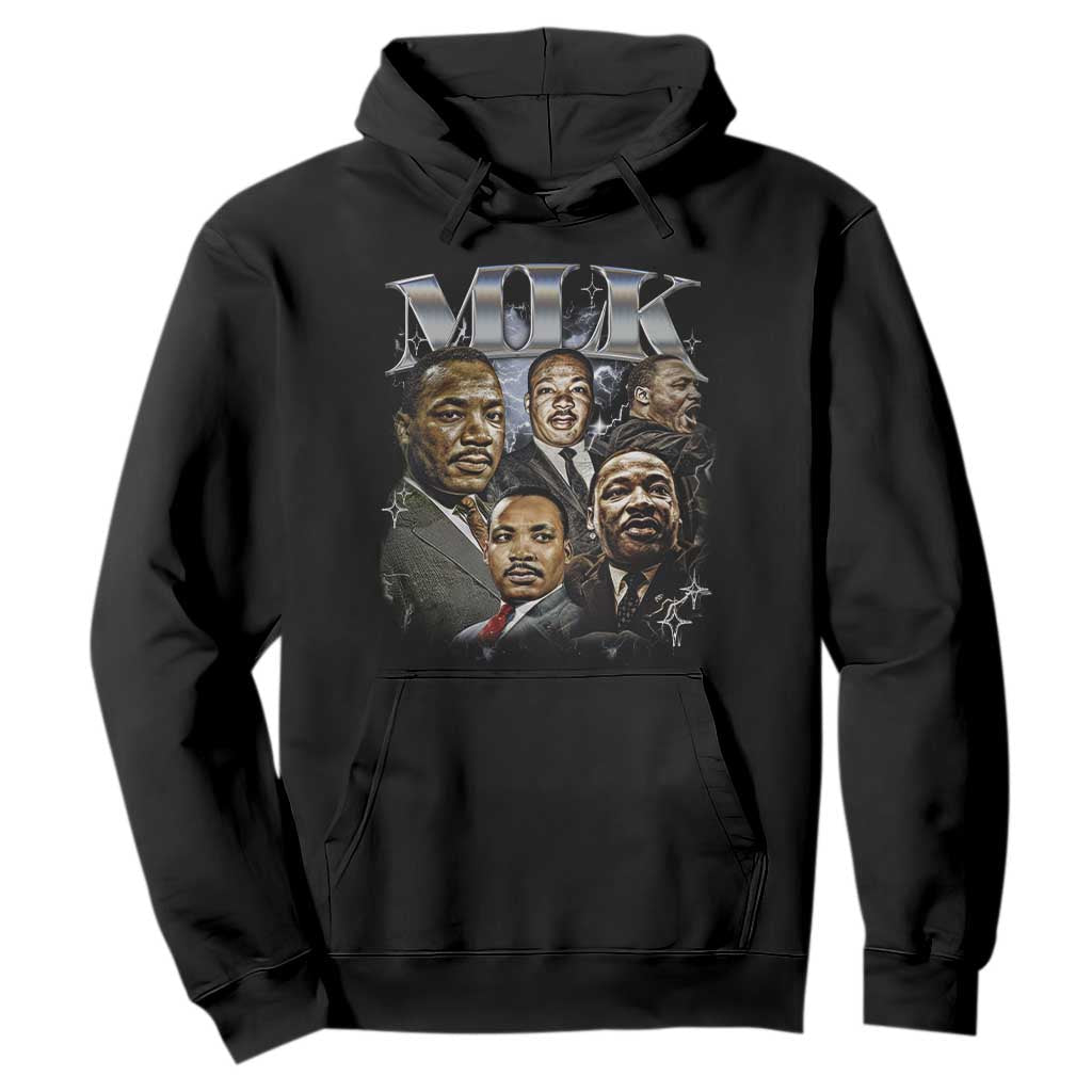 Martin Luther King Hoodie Black History Month Pride MLK Bootleg Rap Tee TS10 Black Print Your Wear