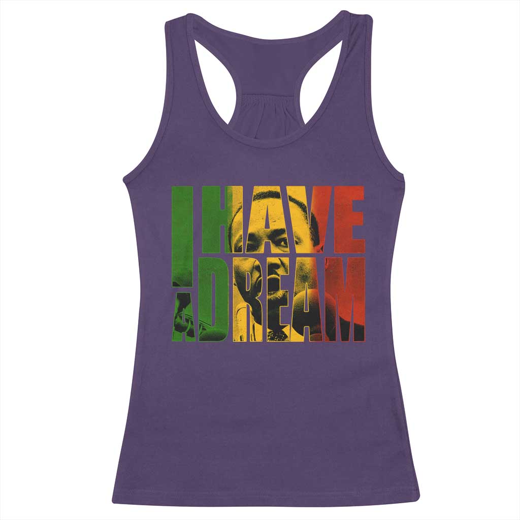 Martin Luther King Racerback Tank Top Black History Month MLK I Have A Dream TS10 Purple Print Your Wear