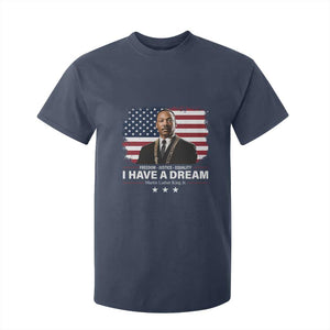 Martin Luther King T Shirt For Kid I Have A Dream Freedom Justice Equality MLK Day Black History Month TS10 Navy Print Your Wear