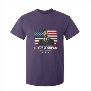 Martin Luther King T Shirt For Kid I Have A Dream Freedom Justice Equality MLK Day Black History Month TS10 Purple Print Your Wear