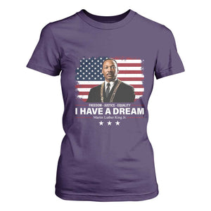 Martin Luther King T Shirt For Women I Have A Dream Freedom Justice Equality MLK Day Black History Month TS10 Purple Print Your Wear