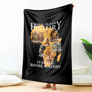 Black History Throw Blanket Didnt Start With Slavery TS10 Print Your Wear