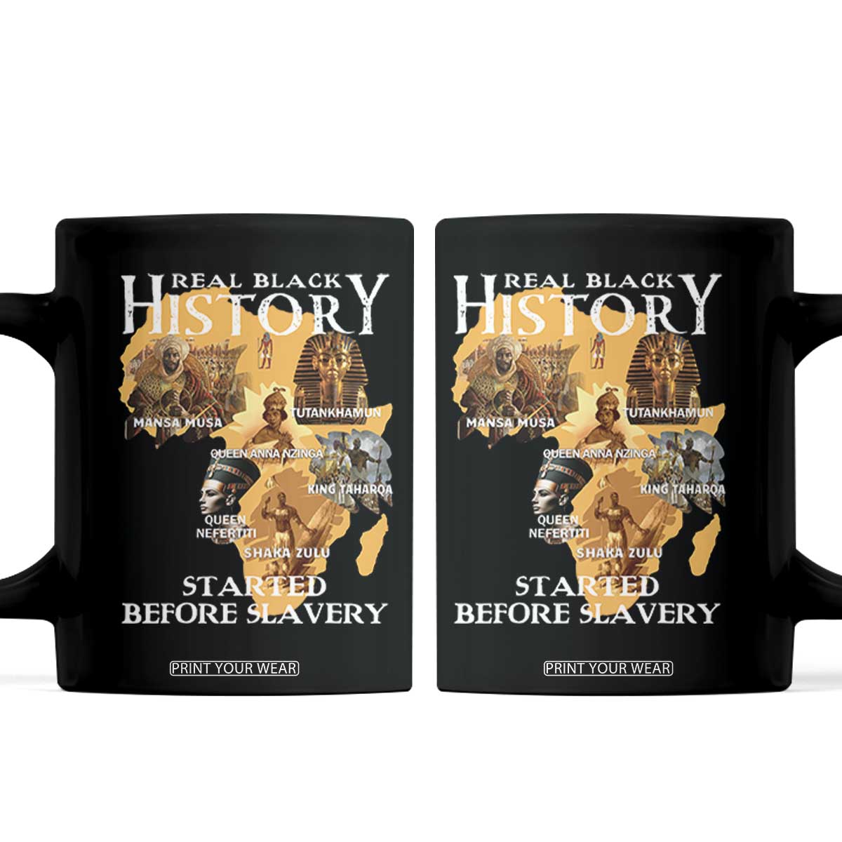 Black History Coffee Mug Didnt Start With Slavery TS10 Black Print Your Wear