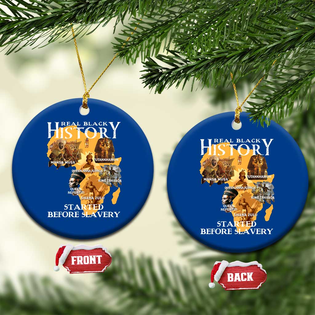Black History Ceramic Ornament Didnt Start With Slavery TS10 1pc Blue Print Your Wear