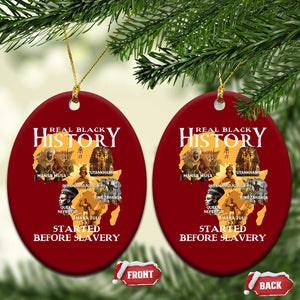 Black History Ceramic Ornament Didnt Start With Slavery TS10 Print Your Wear