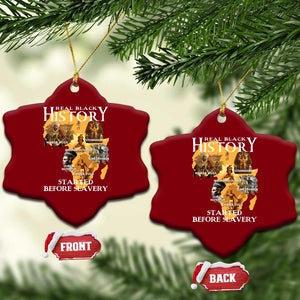 Black History Ceramic Ornament Didnt Start With Slavery TS10 Print Your Wear