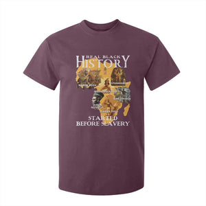 Black History T Shirt For Kid Didnt Start With Slavery TS10 Maroon Print Your Wear