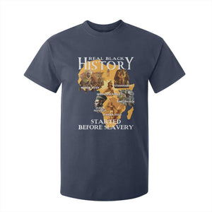 Black History T Shirt For Kid Didnt Start With Slavery TS10 Navy Print Your Wear