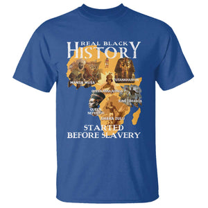 Black History T Shirt Didnt Start With Slavery TS10 Royal Blue Print Your Wear