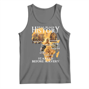Black History Tank Top Didnt Start With Slavery TS10 Black Heather Print Your Wear