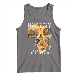 Black History Tank Top Didnt Start With Slavery TS10 Deep Heather Print Your Wear