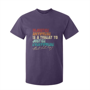 Martin Luther King Jr. T Shirt For Kid Vintage Inspirational Quote MLK Day Black History Month TS10 Purple Print Your Wear