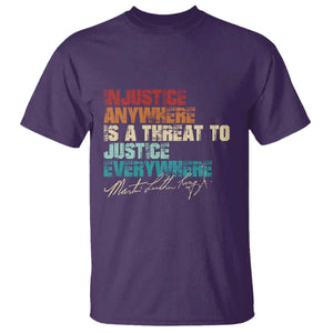 Martin Luther King Jr. T Shirt Vintage Inspirational Quote MLK Day Black History Month TS10 Purple Print Your Wear