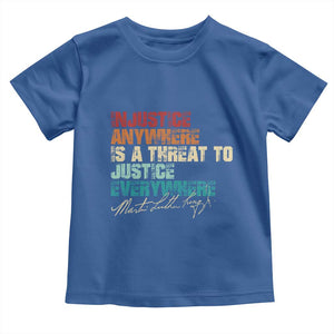 Martin Luther King Jr. Toddler T Shirt Vintage Inspirational Quote MLK Day Black History Month TS10 Royal Blue Print Your Wear