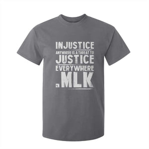 Martin Luther King Jr. T Shirt For Kid Inspirational Quote MLK Day Black History Month TS10 Charcoal Print Your Wear