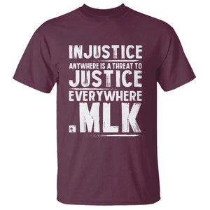 Martin Luther King Jr. T Shirt Inspirational Quote MLK Day Black History Month TS10 Maroon Print Your Wear