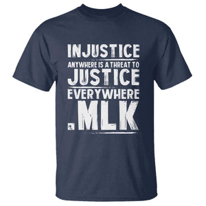 Martin Luther King Jr. T Shirt Inspirational Quote MLK Day Black History Month TS10 Navy Print Your Wear