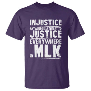 Martin Luther King Jr. T Shirt Inspirational Quote MLK Day Black History Month TS10 Purple Print Your Wear