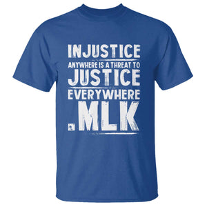 Martin Luther King Jr. T Shirt Inspirational Quote MLK Day Black History Month TS10 Royal Blue Print Your Wear