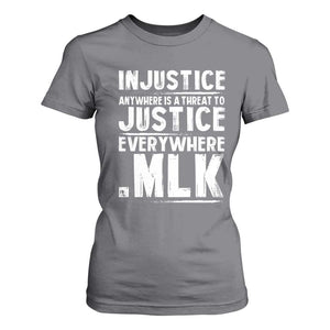 Martin Luther King Jr. T Shirt For Women Inspirational Quote MLK Day Black History Month TS10 Charcoal Print Your Wear