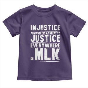 Martin Luther King Jr. Toddler T Shirt Inspirational Quote MLK Day Black History Month TS10 Purple Print Your Wear