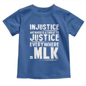 Martin Luther King Jr. Toddler T Shirt Inspirational Quote MLK Day Black History Month TS10 Royal Blue Print Your Wear