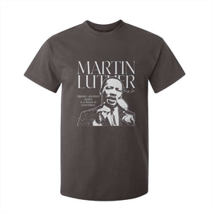 Martin Luther King Jr. T Shirt For Kid MLK Day Black History Month Inspirational Quote TS10 Dark Chocolate Print Your Wear