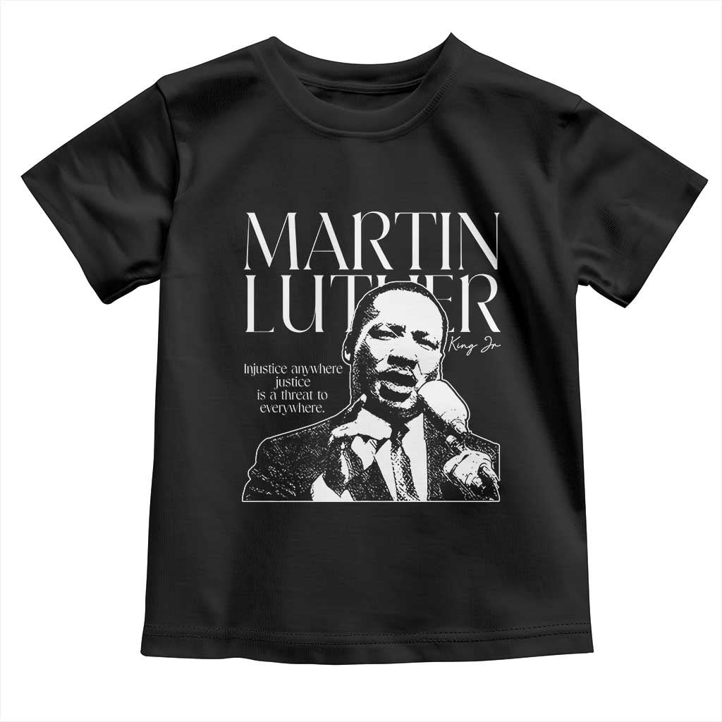 Martin Luther King Jr. Toddler T Shirt MLK Day Black History Month Inspirational Quote TS10 Black Print Your Wear