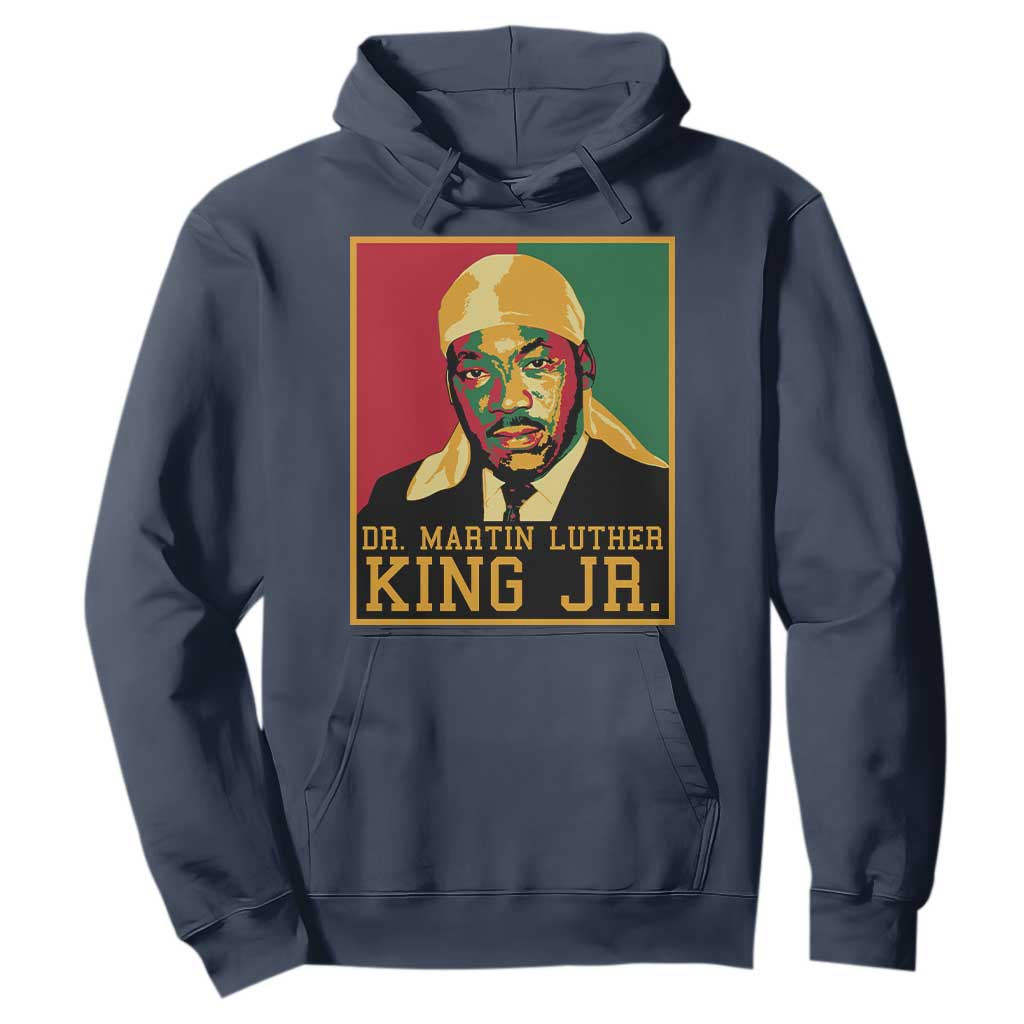 Martin Luther King Hoodie Retro MLK Day TS10 Navy Print Your Wear