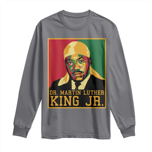 Martin Luther King Long Sleeve Shirt Retro MLK Day TS10 Charcoal Print Your Wear